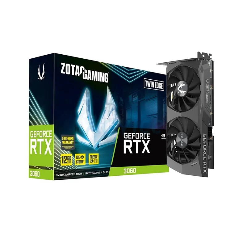 VGA ZOTAC GEFORCE RTX 3060 TWIN EDGE - 12GB GDDR6