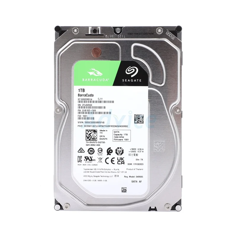 1 TB HDD SEAGATE BARRACUDA