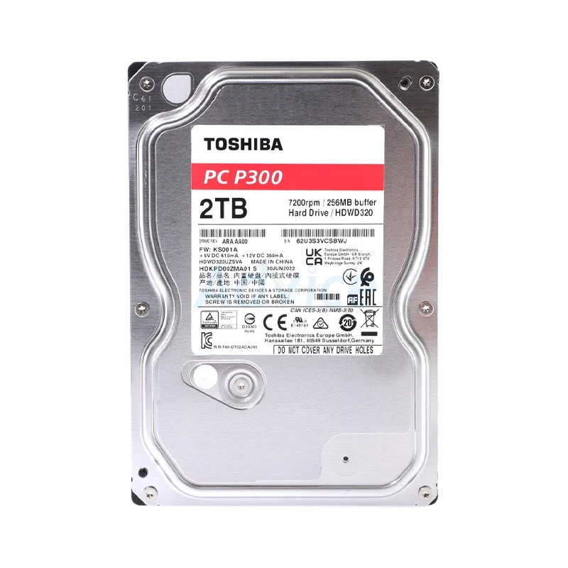 2 TB HDD TOSHIBA P300 RED